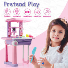 The Ultimate Beauty Set On Wheels for Girls, Makeup Kit is Easy to Clean & Use, Portable Beauty Set with 25 Pieces