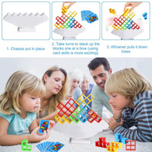 Tower Balance Game, Tower Stacking Game for Adults & Kids, Balance the Blocks, Building games