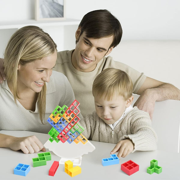 Tower Balance Game, Tower Stacking Game for Adults & Kids, Balance the Blocks, Building games
