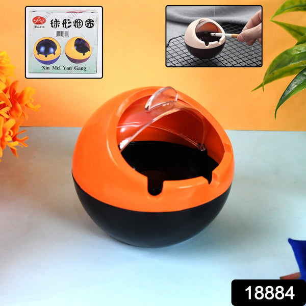 Ball Ashtray Plastic Windproof With Lid Indoor Outdoor Patio Car Portable Ashtray