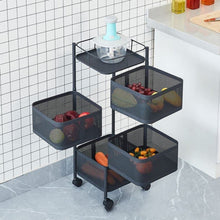 High Quality Kitchen Trolley Kitchen Organizer Items and Kitchen Accessories item Designed for Fruits & Vegetable Onion Storage Kitchen Trolley with Wheels (4 Layer)