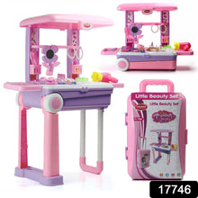 The Ultimate Beauty Set On Wheels for Girls, Makeup Kit is Easy to Clean & Use, Portable Beauty Set with 25 Pieces