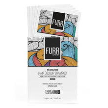 FURR Instant Hair Color Shampoo With Natural Noni and Olive Active Omega + (Natural Black) 15ml x 5N