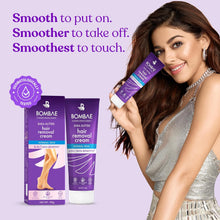 Bombae Shea Butter Hair Removal Cream (100g) | For Sensitive Skin, Body, Legs | No Smell, No Darkening, No Drying