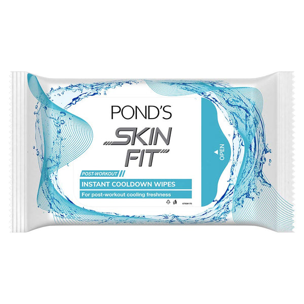 Pond's Skin Fit Post Workout Instant Cooldown Wipes (30 Swipes)
