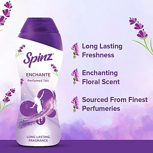 Spinz Talcum Powder - Enchante, (100g)