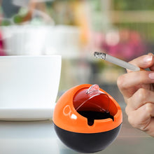 Ball Ashtray Plastic Windproof With Lid Indoor Outdoor Patio Car Portable Ashtray