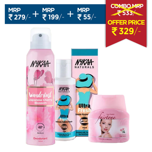 Blush & Bloom Essentials Kit (Combo of 3)