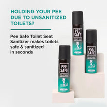 Pee Safe Toilet Seat Sanitizer Spray 50 Ml Mint - Pack Of 1 | Reduces The Risk Of UTI & Other Infections | Protects From 99.9% Germs & Travel Friendly | Anti Odour, Deodorizer
