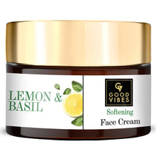 Good Vibes Lime And Basil Softening Face Cream - 50 g - Rich in Vitamin C, Helps Tighten Wrinkles & Keeps Skin Young - Cruelty Free