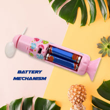 Battery Operated Handheld Candy Mini Fan, Small Portable Fans