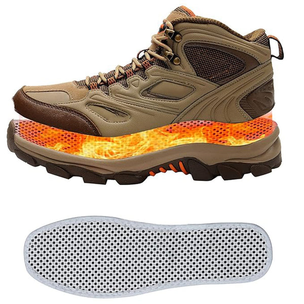 Massage Magnetic Self Heating Shoe Insole, Heating Insole for Women Men - Unisex Warm Insole - Thermal Insoles - Tourmaline Self Heating Shoe Inserts - Warm Shoe Pad (1 Pair)