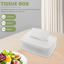 Tissues Holder Silicone Simple Tissue Box Tissues Cylinder Tissues Cube Box Tissue Holder for Bathroom Office Car Bedroom for Bathroom Room Office Car