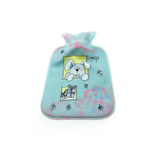 Comforting hot water bottle bag for pain relief