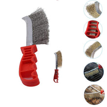 Stainless steel wire brush for cleaning metal