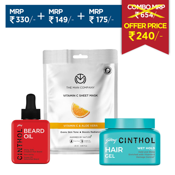 Gentleman’s Grooming Essentials (Combo of 3)