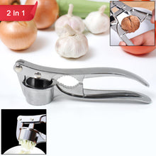 2 In1 Garlic Masher Premium Garlic Press  Walnut Cracker Opener (1 Pc)