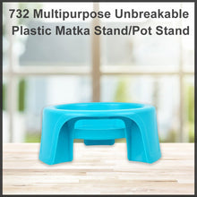 Reliable plastic matka and pot stand, designed for durability and strength.