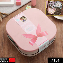 pink colored lunch box