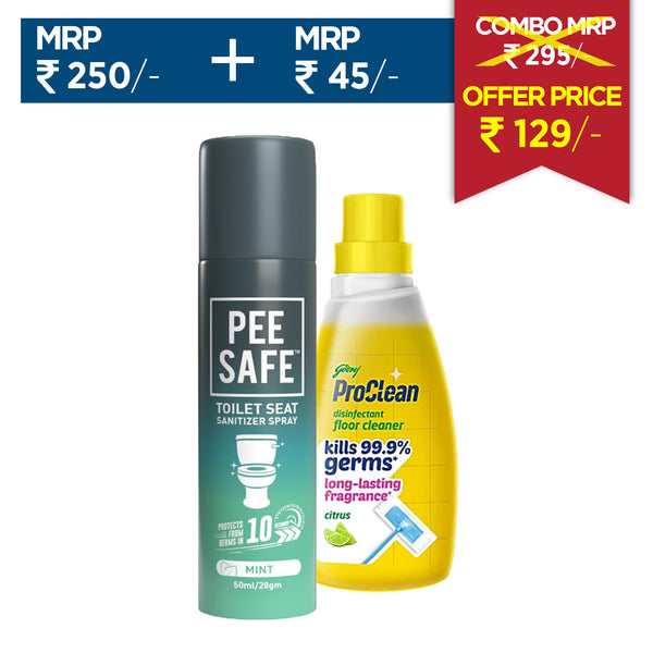 Pee Safe & ProClean Ultimate Clean Combo of 2