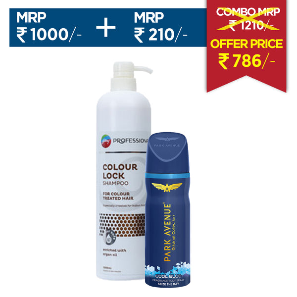 Colour Lock Shampoo & Cool Blue Duo (Combo of 2)