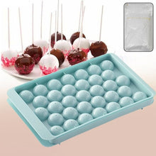 Plastic Round Reusable Ice Cube Ice Ball Mold  Lollipop Candy Maker 33 Moulds (16.510 Cm  1 Pc)