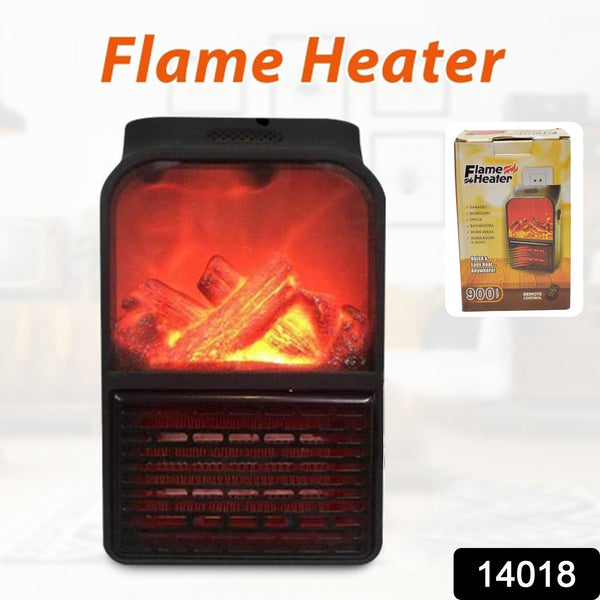 Portable Electric Fireplace Lamp Led Flame Heater (900w  1 Pc)